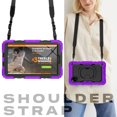 thumbnail image 7 of For Xiaomi Redmi Pad SE 8.7 inch 2024, 360 Rotating Shockproof Cover with Stand, Handle, Shoulder Strap, Purple, 7 of 7
