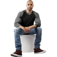 thumbnail image 5 of Hat and Beyond Men's Basic Baseball Raglan 3/4 Sleeve Athletic Crew Neck T-Shirts, 5 of 6