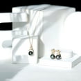 thumbnail image 5 of Rosec Jewels Tahitian Pearl Diamond Jewelry Set for Women - AAA Quality - Designer Necklace and Earrings Set with Jewelry Box, 10K Yellow Gold, 5 of 8