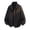 Black, variant on Men's Stand-Up Collar Zip-Up​ Bomber Jacket – Pilot Style Windbreaker for Spring & Autumn Couples Wear