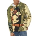 thumbnail image 2 of Calvin And Hobbes Men's Hoodie With Color Drawstrings Sweatshirt Hooded Pullover Print Winter Coat Jacket X-Large, 2 of 9