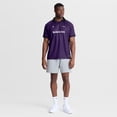 thumbnail image 3 of Men's Fanatics Purple/Black Baltimore Ravens Homerun Raglan V-Neck Polo, 3 of 5