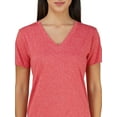 thumbnail image 5 of Stylore Two Piece Pajamas Set Soft Short-Sleeve Top Pants Loungewear Red L, 5 of 6