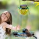thumbnail image 3 of Comedero para pájaros con energía solar para colgar al aire libre, comedero para pájaros salvajes con vaso de vidrio para cucharón, semillas de flores o agua, comederos para pájaros a prueba de a, 3 of 5
