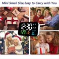thumbnail image 4 of Reloj Inteligente con Calendario y Termómetro e Higrómetro con Pantalla LED Digital Compatible con Wi-Fi., 4 of 6