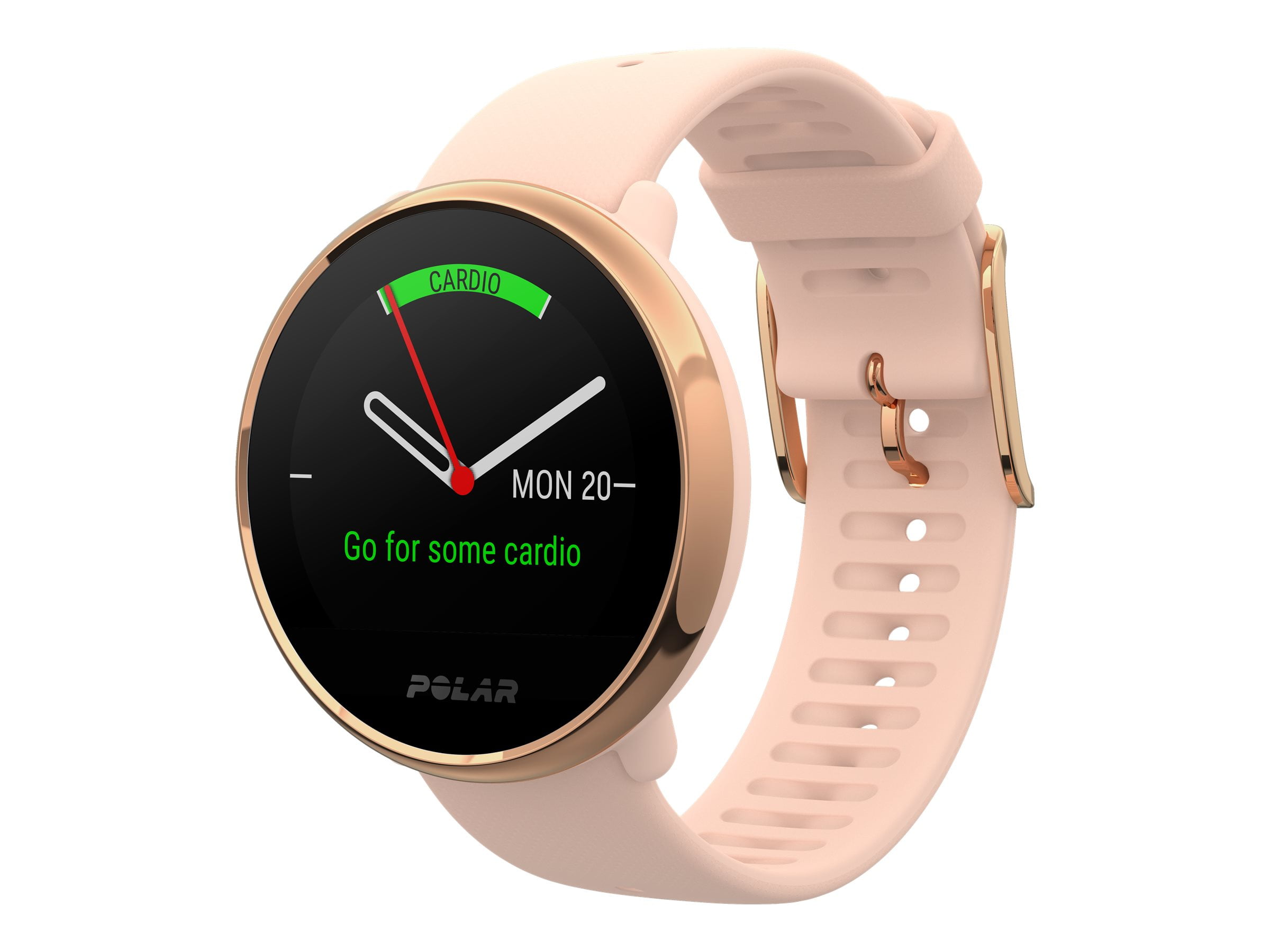 Polar Ignite - Rose gold - smart watch with band - TPU - pink - band ...