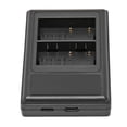 thumbnail image 4 of USB Camera Dual Battery , 8.4V Cam Battery  Professional Power Display Portable  For D90 For EN EL3E For D80S For D700, 4 of 8