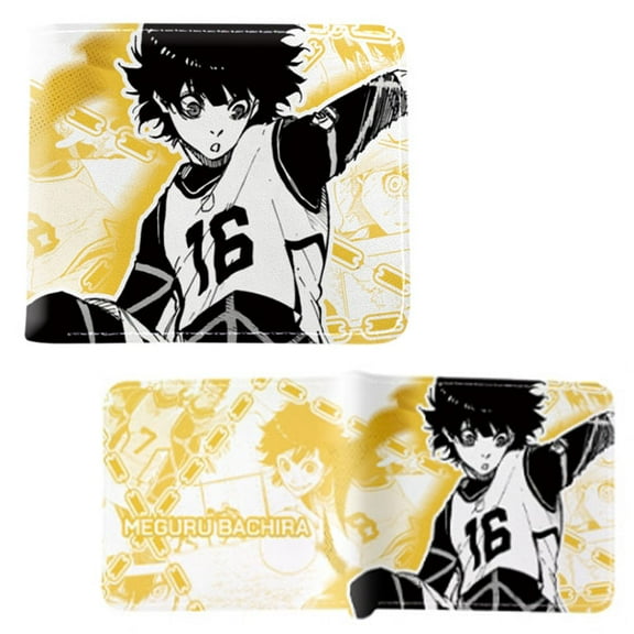 Meguru Bachira Style B - Blue Lock 4x5" Bi-Fold Wallet