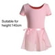 thumbnail image 4 of Malla de ballet para niñas pequeñas, vestido de bailarina con volantes, manga larga, tutú y falda para gimnasia, 4 of 5