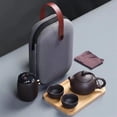 thumbnail image 5 of Traveling Tea Set Portable Quick Cup One Pot Two Cups One Pot Four Cups Purple Sand Tea Set Kung Fu Tea Set Tea Pot And Cup, 5 of 7