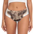 thumbnail image 1 of Balery Relaxed Cute Cow Reading Ropa Interior de Algodón para Mujer con Dibujo – Braguitas Cómodas y Elásticas, Estilo Clásico-Small, 1 of 6