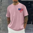 thumbnail image 2 of Taqqpue 4th of July Shirts for Men USA American Flag Patriotic Independence Day Higher Quality Short Sleeve T-Shirt M-4XL, 2 of 6