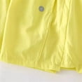 thumbnail image 5 of Girls' Quick Dry Elastic Waist Shorts, Casual Loose Wide Leg Running Shorts for Summer Yellow 140, 5 of 9