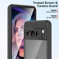 thumbnail image 3 of Designed for Goggle Pixel 8 Pro Case,Shockproof Protection TPU Soft Bumper Military Grade Drop Hard PC Back Protective Slim Phone Case Cover for Pixel 8 Pro 6.7 inch -Black, 3 of 7