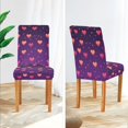 thumbnail image 3 of Yayeee 4 Pack Dining Chair Covers Stretch Parson Chairs Slipcovers Seat Protector, Love in The Clouds, 3 of 6
