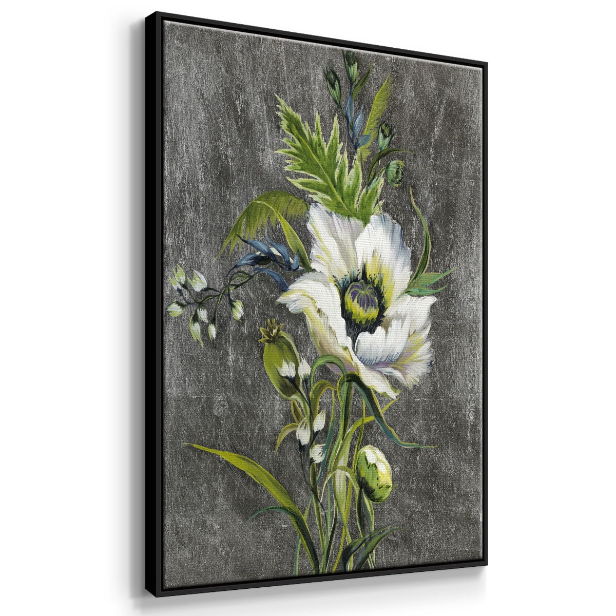 Sunny Sunday II Framed Premium Gallery Wrapped Canvas - Ready to Hang - 17 x 25 - Black Floating Frame