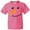 Neon Pink, variant on Snowman Face Youth T-Shirt