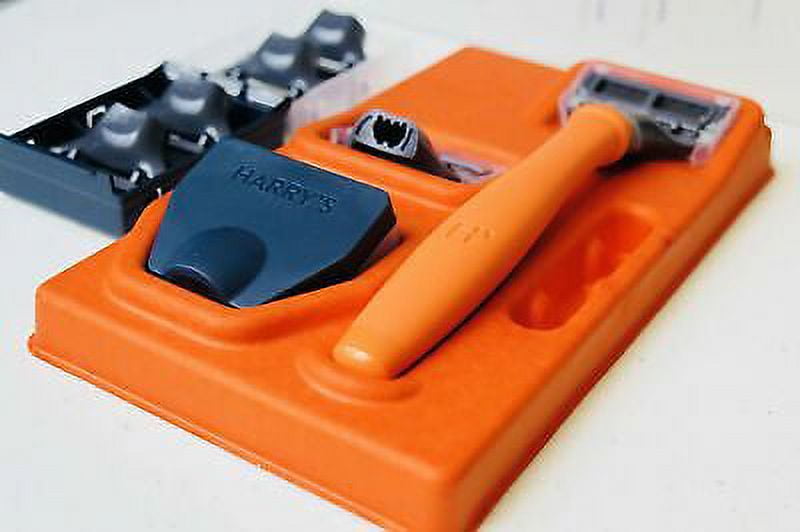 Harry's Men's Razor Set with 6 Razor Blades Bright Orange