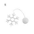 thumbnail image 2 of Christmas LED Star Bell Snowman Santa Suction Cup Fairy Light Home Window Decor, 2 of 9