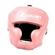 thumbnail image 4 of Casco de entrenamiento de casco de boxeo de cuero PU para adultos cubierta de cara suave y transpirable para kickboxing taekwondo Grappling MMA Rosa, 4 of 8