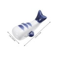 thumbnail image 5 of NIAIZEK Whale-Shaped Chopstick Rests, White Ceramic Set of 6, Kitchen Tableware Accessories, 5 of 5