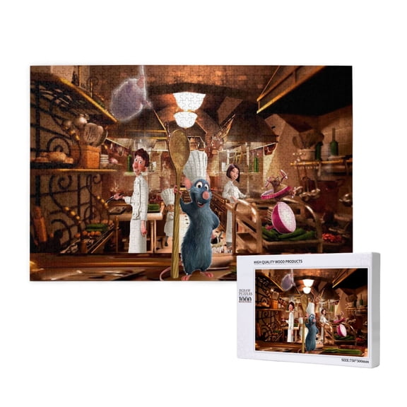 Ratatouille Jigsaw Puzzle,1000 puzzle pieces Gift Toys Art Home Decor