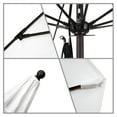 thumbnail image 3 of California Umbrella Venture 11' White Market Umbrella in Sequoia, 3 of 4