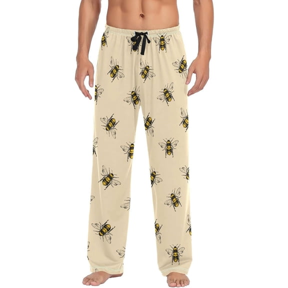 SKQIT Men's Pajama Bottoms Soft Sleep Pant with Pockets Sleep Pj Lounge Pants for Men