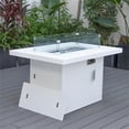 thumbnail image 4 of Afuera Living Patio Aluminum Propane Fire Pit Table in White, 4 of 22