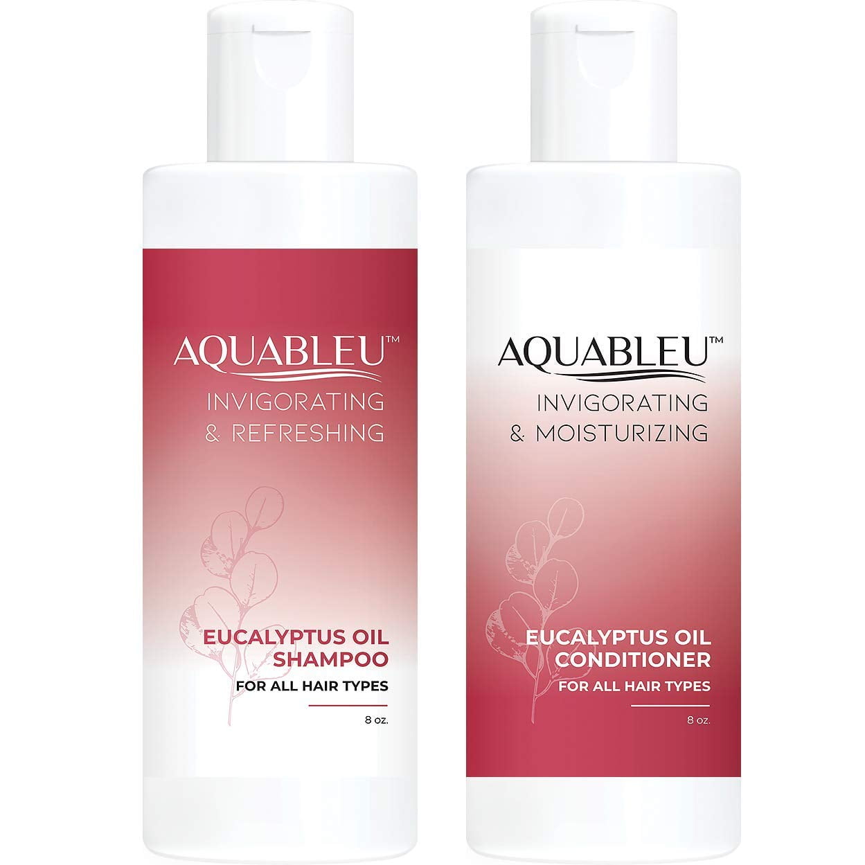 Aquableu Eucalyptus Shampoo & Conditioner Set Invigorating