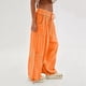 thumbnail image 5 of Pantalones Holgados Informales de Algodón para Mujer, de Pierna , con Costuras de Cordón y Bolsillos. Coral L, 5 of 8