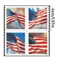 2024 Collection Featuring American Flags (100 Stamps) Forever First