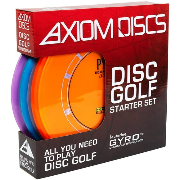 Axiom Discs 3-Disc Premium Disc Golf Starter Set (Colors and Models May Vary)