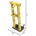 thumbnail image 6 of 78306 Shishi-Odoshi Inspired, -Resin Deer Scarer Bamboo Fountain, Yellow, 6 of 6