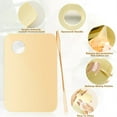 thumbnail image 3 of 2Pcs Acrylic Cosmetic Makeup Palette,Tutuviw Foundation Mixing Tray with 2Pcs Spatula,Cosmetic Mixing Palette,Color Cream Liquid Foundation Lipsticks Mixing Palette(Gold&Transparent), 3 of 8