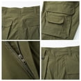 thumbnail image 5 of TOMVIGX Mens Work Pants Waterproof Ripstop Relaxed Fit Hiking Pants Stretch Elastic Waist Lightweight Cargo Jeans Baggy Hunting Army Green Pants with Pockets 5XL, 5 of 8