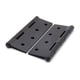 thumbnail image 4 of Bisagras de rodamiento de bolas de color negro mate de 3 pulgadas (75 mm), bisagra de puerta de acero para puertas de madera (2 pares), 4 of 4