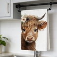 thumbnail image 6 of DefiDgd 2pcs 26x18inch Highland Cattle Kitchen Towels,Absorbent Dish Towels,Farmhouse Hand Towel for Kitchen Bathroom Decor Housewarming Gift(A), 6 of 6