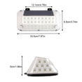thumbnail image 4 of Inteprter Luz solar de pared de PVC, recargable, a prueba de polvo, con detección de movimiento, 500lm, 3 engranajes, ajustable, lámpara de camino de Iluminación y accesorios Inteprter HA073739-01, 4 of 6