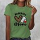 thumbnail image 1 of Fiudx Ofertas Flash Del Día Solo En Línea Tops con Estampado de Moda para Mujer, Blusa de Manga Corta con Cuello Redondo, Camisetas, 1 of 3