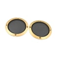 thumbnail image 4 of 2 cubiertas protectoras rejilla para altavoces 2", carcasas malla acero inoxidable resistente para subwoofers y altavoces multimedia. Oro, 4 of 8