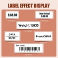 thumbnail image 2 of White Label Paper for D11 D110 D101 Label Maker 3 Rolls White 12x40mm, 2 of 5