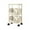 B, variant on Steadline Mobile Storage Cart with Wheels and Brake System - Multi-Purpose Organizer for Living Room Bedroom and Bathroom Essentials