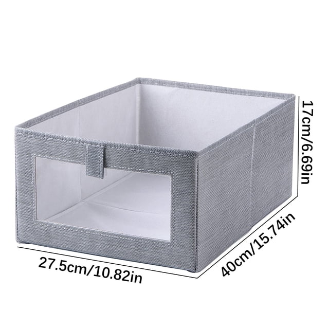 CEHVOM Foldable Closet Storage Box , Clothes Storage Basket Storage Box Miscellaneous Clothes Pants Storage Artifact, Toy Storage Box Clearance