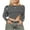 Dark Grey, variant on Xsylife Women's Asymmetrical Crop Tops Off One Shoulder Long Sleeve Solid Color Slant Snap Split T-Shirts Basic Tee Blouses Streetwear
