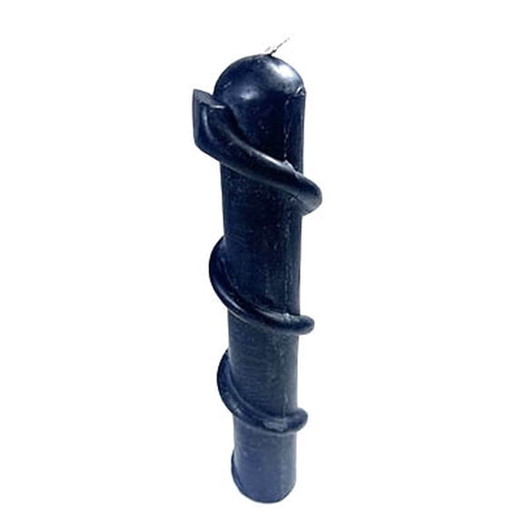 8" Black Snake candle