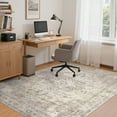 thumbnail image 4 of Uermei 5'x7' Washable Area Rug for Living Room: Non-Slip Stain-Resistant Soft Indoor Rug for Bedroom Dining Room Home Office Decor - Camel, 4 of 12