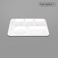 thumbnail image 2 of Heat Imitation Porcelain Compartment Fast Food Trays Specifically Designed For School And Unit Canteens Commercial Grade Tableware, 2 of 4