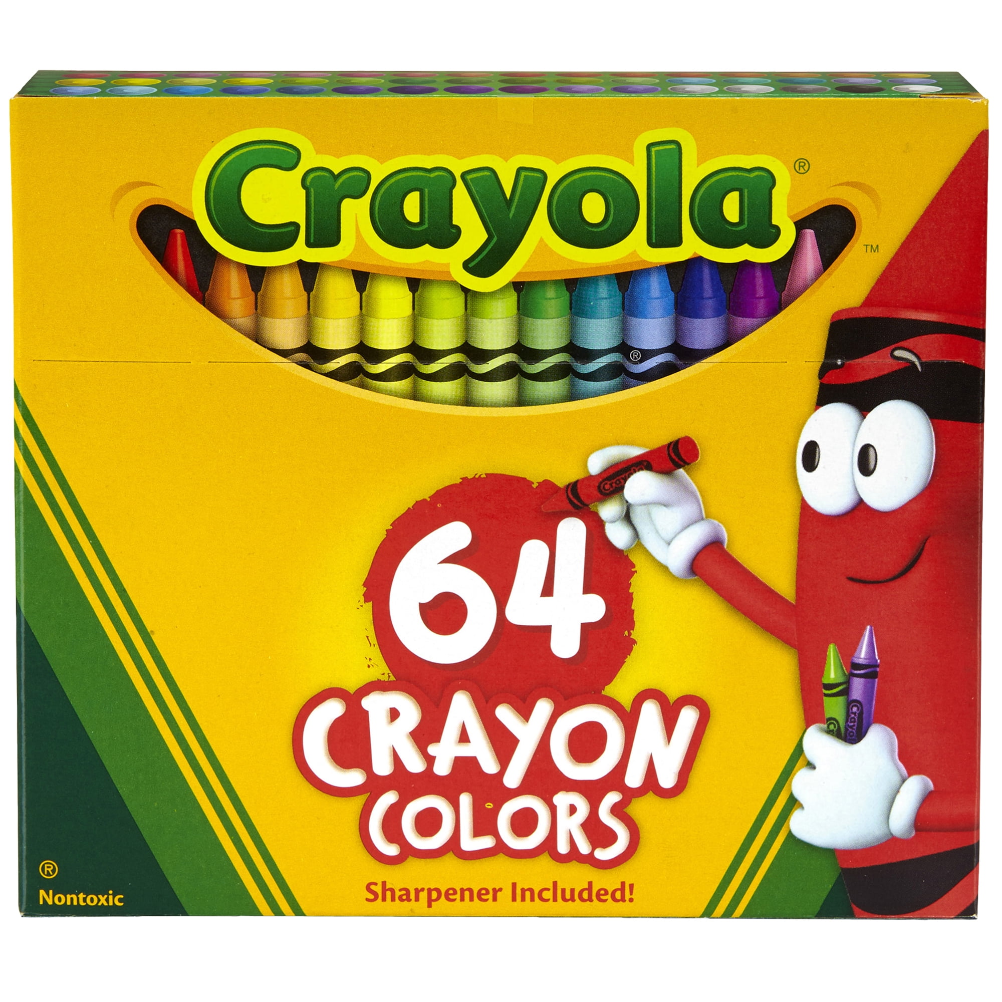 Crayola Crayons Reg Size 64 Colors Per Box Set Of 3 Boxes Walmart com Crayola Crayons Reg Size 64 Colors Per Box Set Of 3 Boxes Walmart com