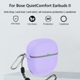 thumbnail image 4 of Ygjytge Funda TPU para Con Gancho Cordón para QuietComfort Earbuds II (púrpura), 4 of 7